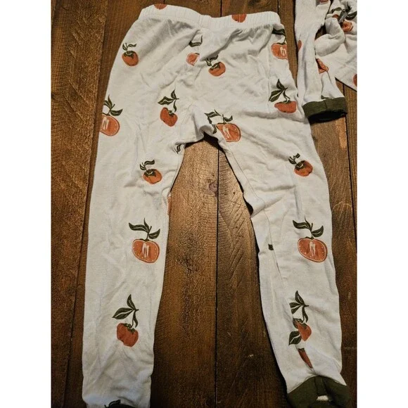 Kyte Baby Toddler Pajamas 2 Piece  Persimmon Orange Gender Neutral Bamboo 12-18 - Picture 4 of 5